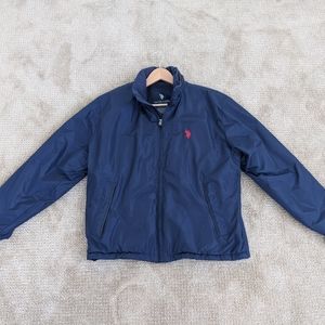 U.S. Polo Assn. Jacket Hoodie Navy Blue Size M